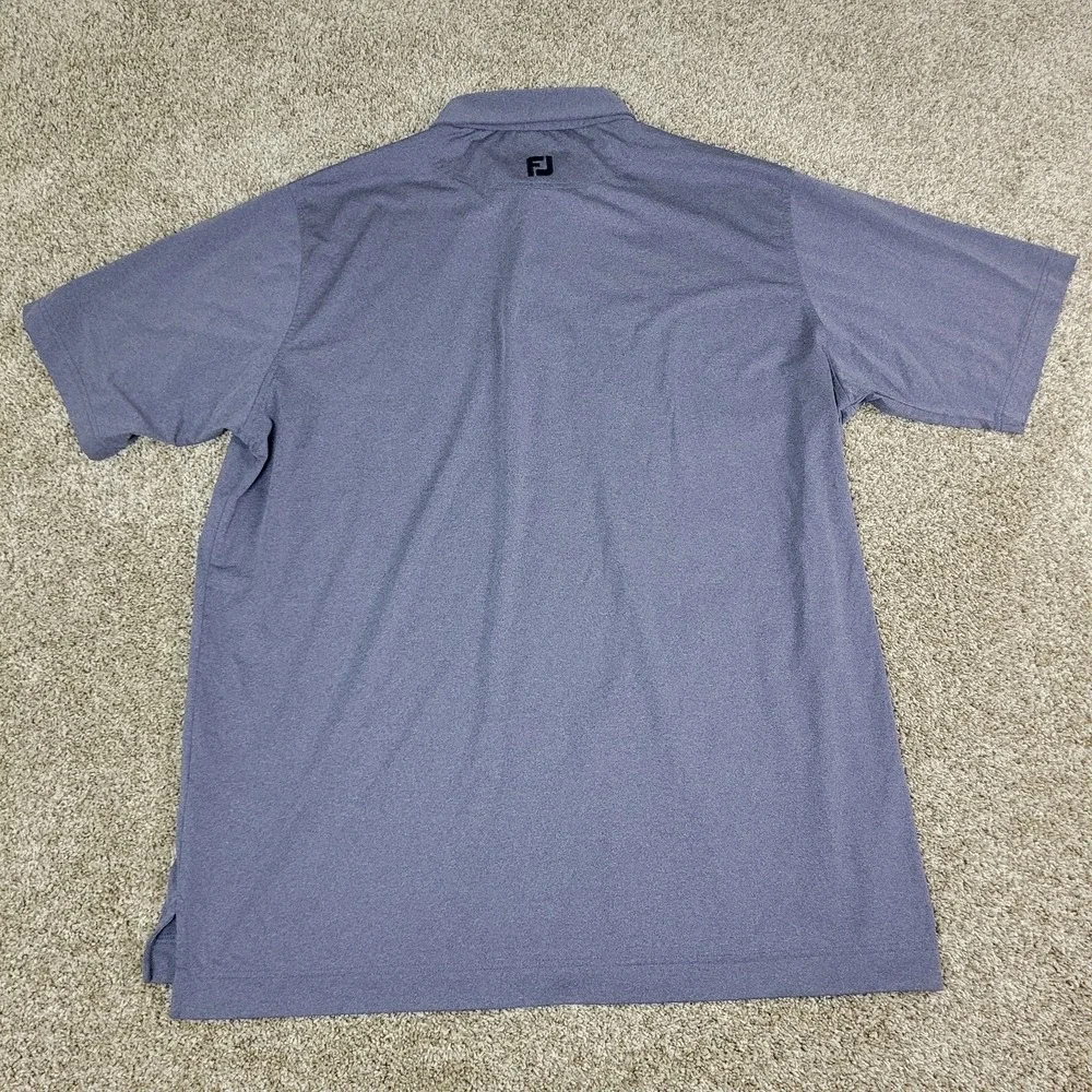 FootJoy Mens 2XL Solid Gray‎ Performance Stretch Golf Polo Short Sleeve